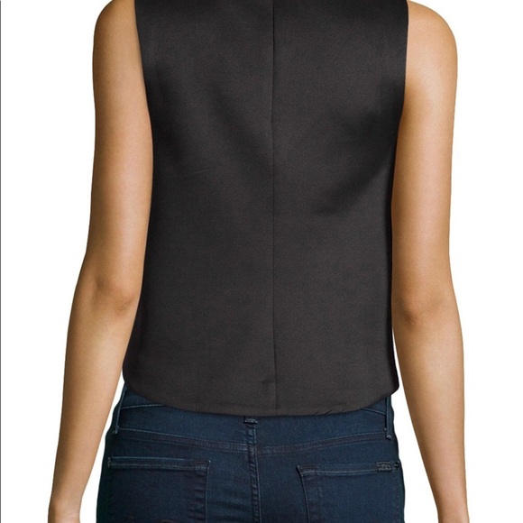 🖤NWT Philosophy “Blackbird” Scuba Crop Top - Picture 2 of 4